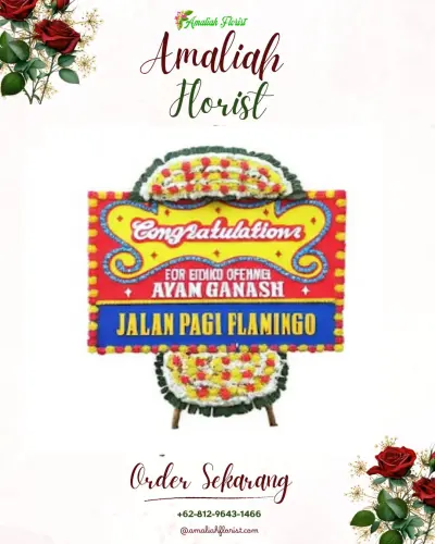 Bunga Papan Congratulation di Pekasiran